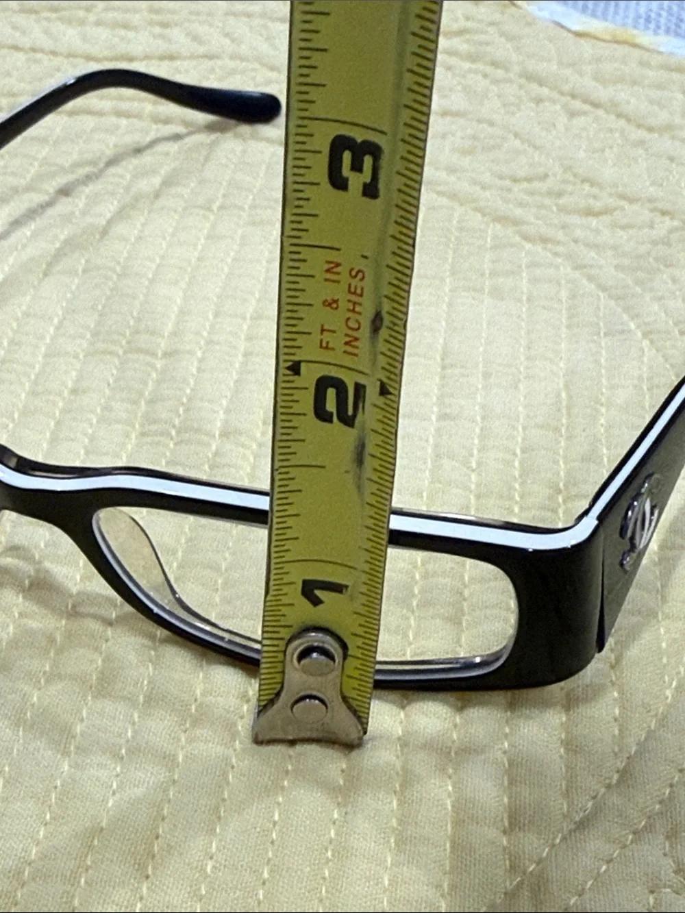 CHANEL Black Eyewear glasses 👓 CC Logo 3094 C 860 5-016 135 made in Italy